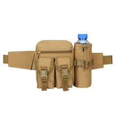Tactical Waist Bag Belt Military Fanny Pack Pouches Buckle Men Bum Utility - Khaki