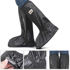 Waterproof Boot Gear Reusable Overshoe Rain Shoe Covers Anti-Slip Shoe Cover - M