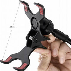 Adjustable Flexible Phone Tablet Holder with Clamp for Bed Desk Mount Use - White