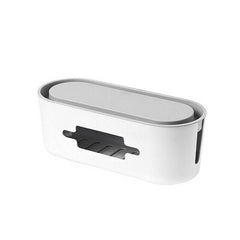 Cable Power Management Storage Box Socket Wire Tidy Organiser Hide Case - Grey