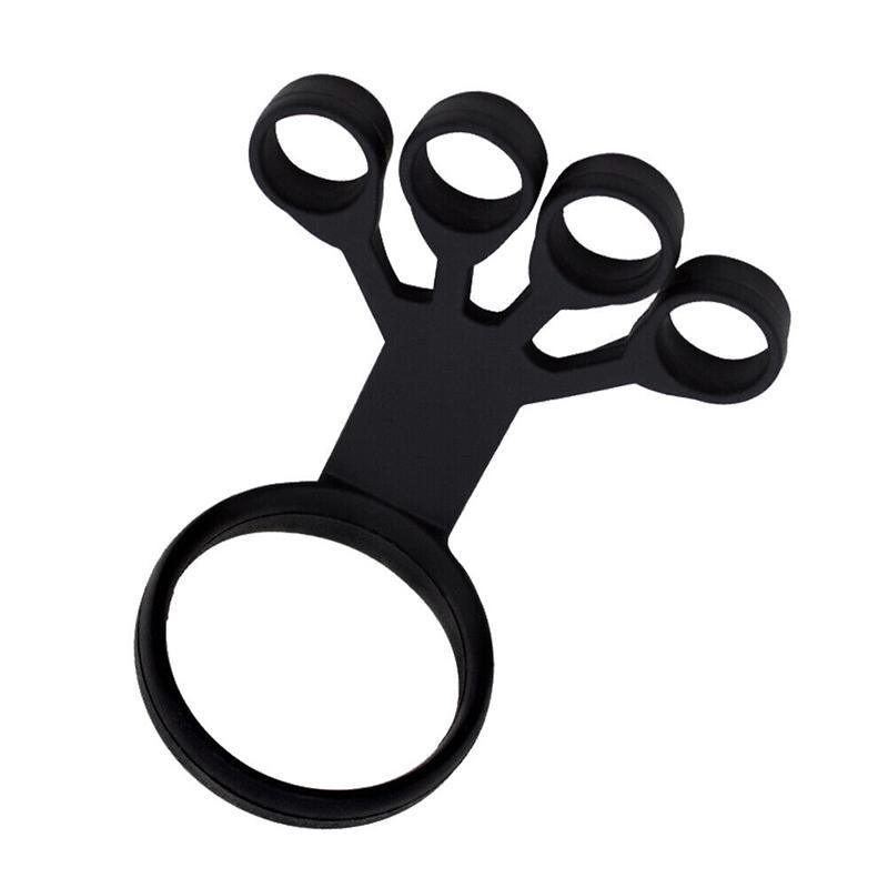 Finger Exerciser Strength Gripper Forearm Trainer Hand Grip Strengthener Therapy - 1# Black (21LB)