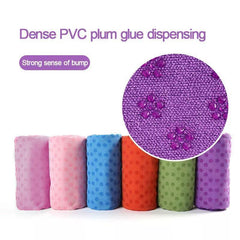 Non Slip Yoga Towel Mat Microfiber Fitness Gym Exercise Blanket with Carry Bag - Green