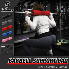 Squat Pad Barbell for Squats Lunges Hip Thrusts Neck Shoulder Protective Support - Blue