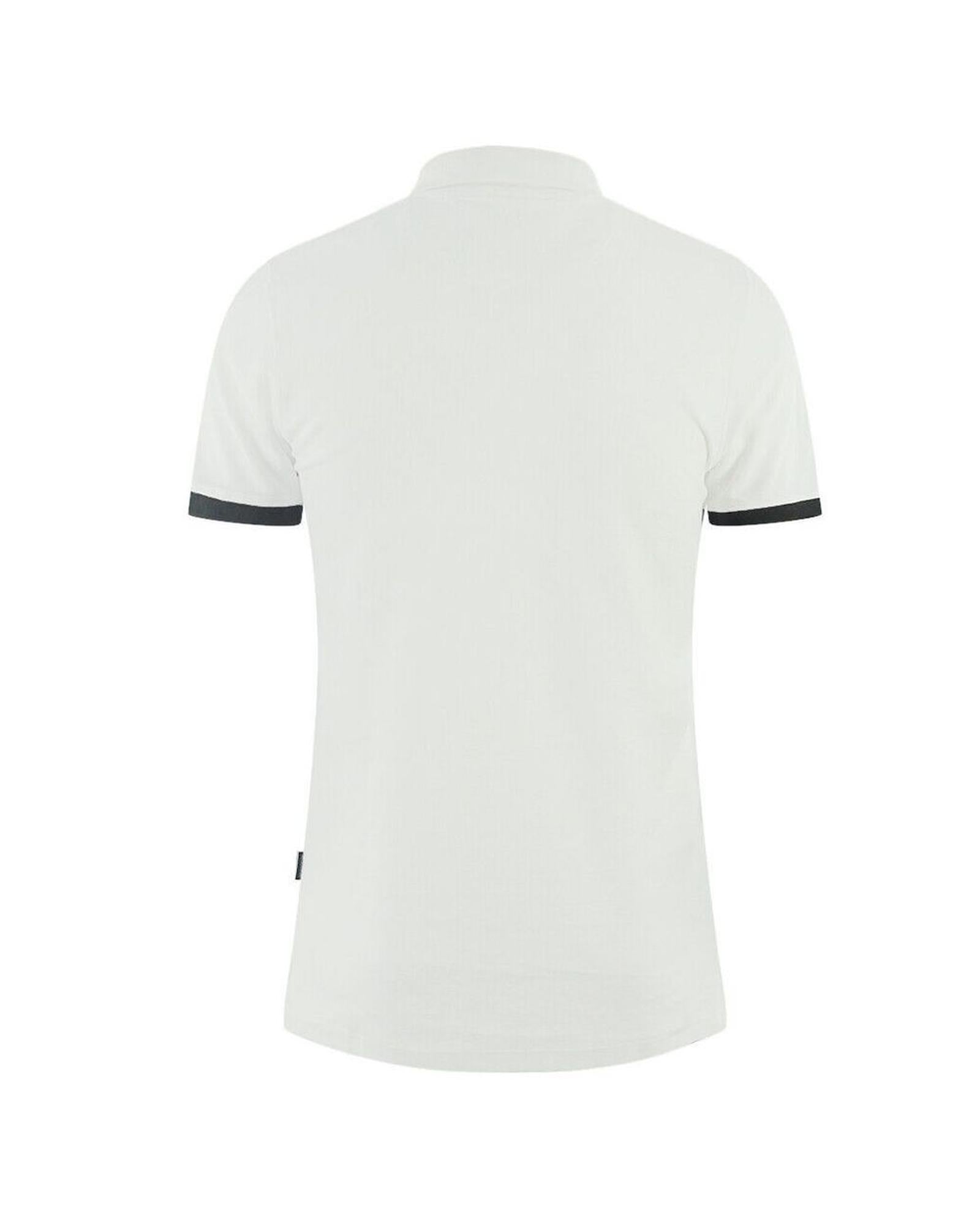 Aquascutum Men's White Cotton Polo Shirt