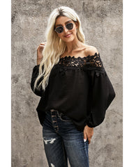 Azura Exchange Lace Off The Shoulder Top