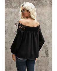 Azura Exchange Lace Off The Shoulder Top