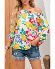 Azura Exchange Floral Off Shoulder Top - XL