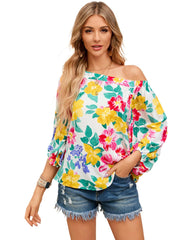 Azura Exchange Floral Off Shoulder Top - XL