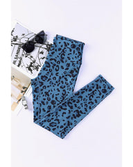 Azura Exchange Leopard Print Active Leggings - L