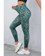 Azura Exchange Leopard Print Active Leggings - L