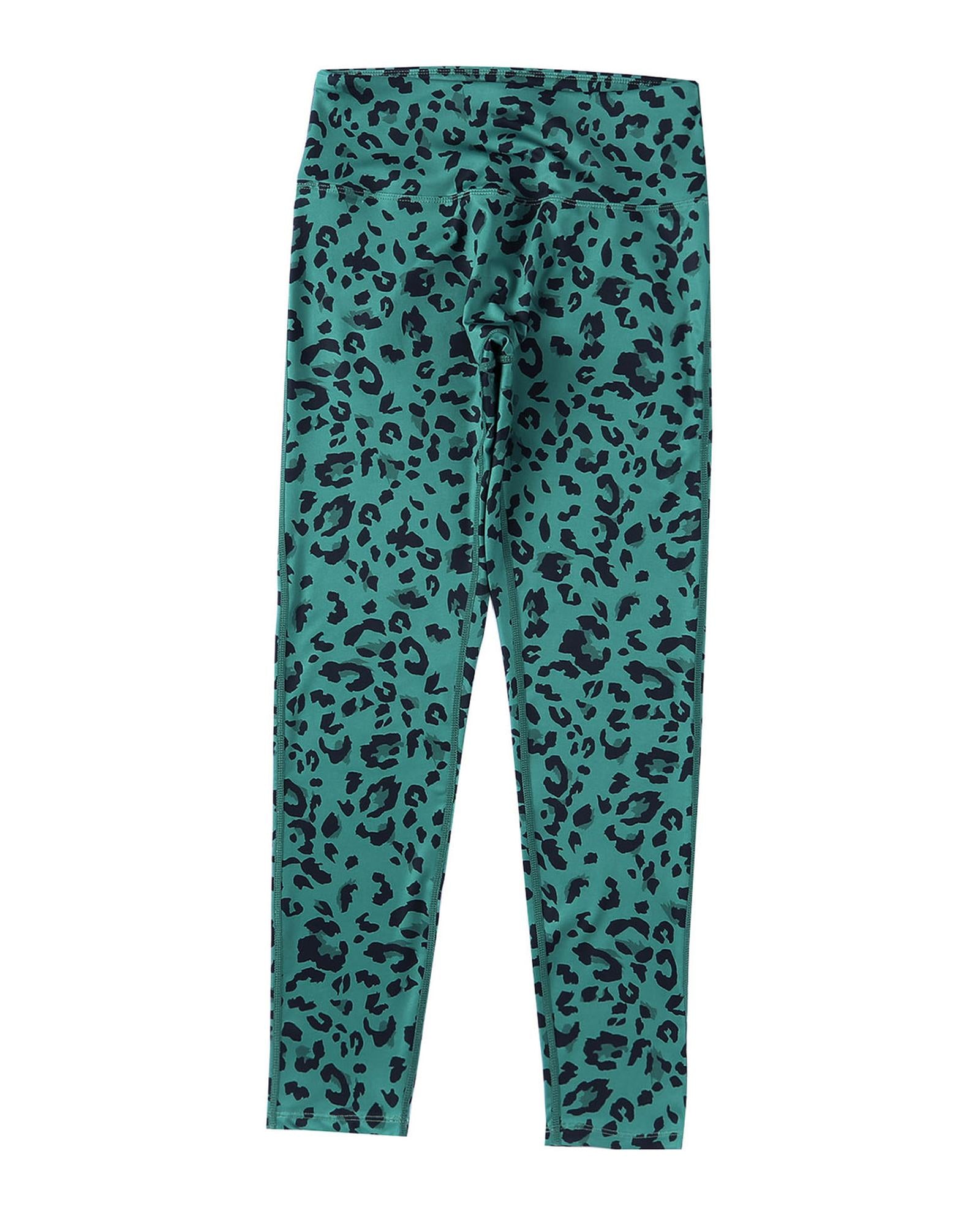 Azura Exchange Leopard Print Active Leggings - L