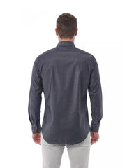 Bagutta Men's Gray Cotton Shirt