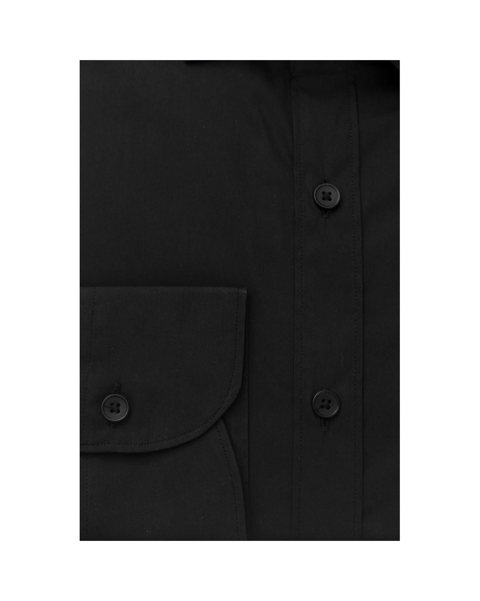 Bagutta Men's Black Cotton Shirt