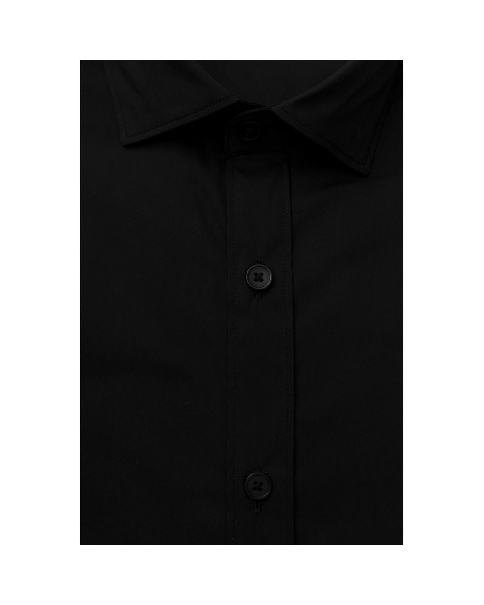 Bagutta Men's Black Cotton Shirt