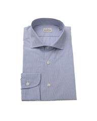 Bagutta Men's Light Blue Cotton Shirt