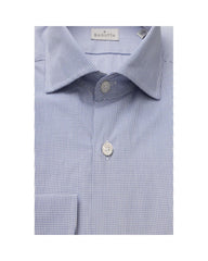 Bagutta Men's Light Blue Cotton Shirt