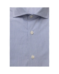 Bagutta Men's Light Blue Cotton Shirt