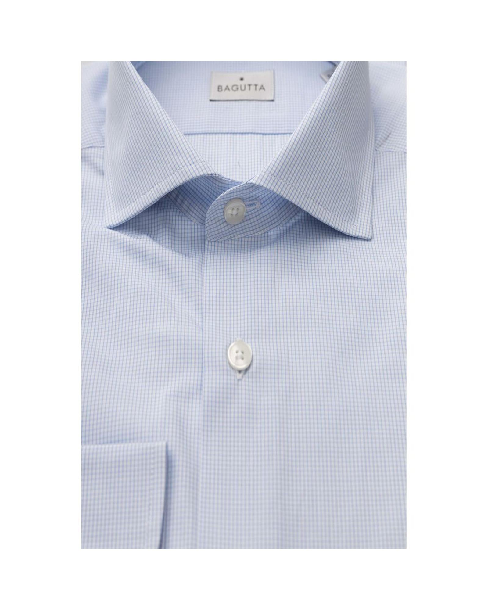 Bagutta Men's Light Blue Cotton Shirt