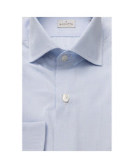 Bagutta Men's Light Blue Cotton Shirt