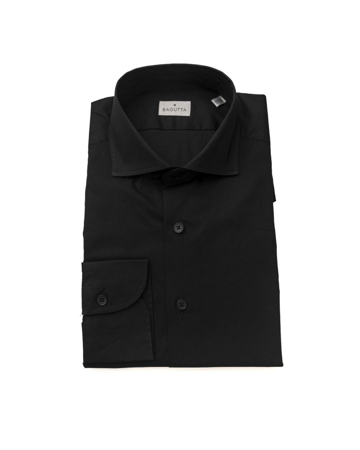 Bagutta Men's Black Cotton Shirt