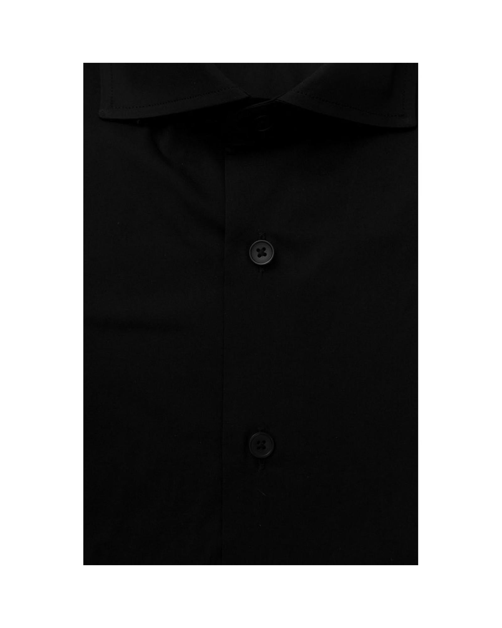 Bagutta Men's Black Cotton Shirt