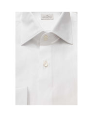 Bagutta Men's White Cotton Shirt