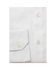 Bagutta Men's White Cotton Shirt