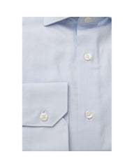 Bagutta Men's Light Blue Cotton Shirt