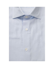 Bagutta Men's Light Blue Cotton Shirt