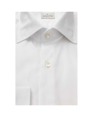 Bagutta Men's White Cotton Shirt - 44 IT