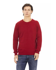 Crewneck Sweater with Baldinini Monogram Detail M Men