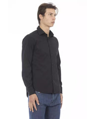 Baldinini Trend Men's Black Cotton Shirt - XL