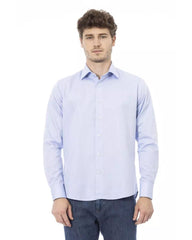 Baldinini Trend Men's Light Blue Cotton Shirt