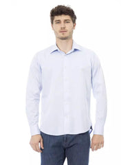 Baldinini Trend Men's Light Blue Cotton Shirt