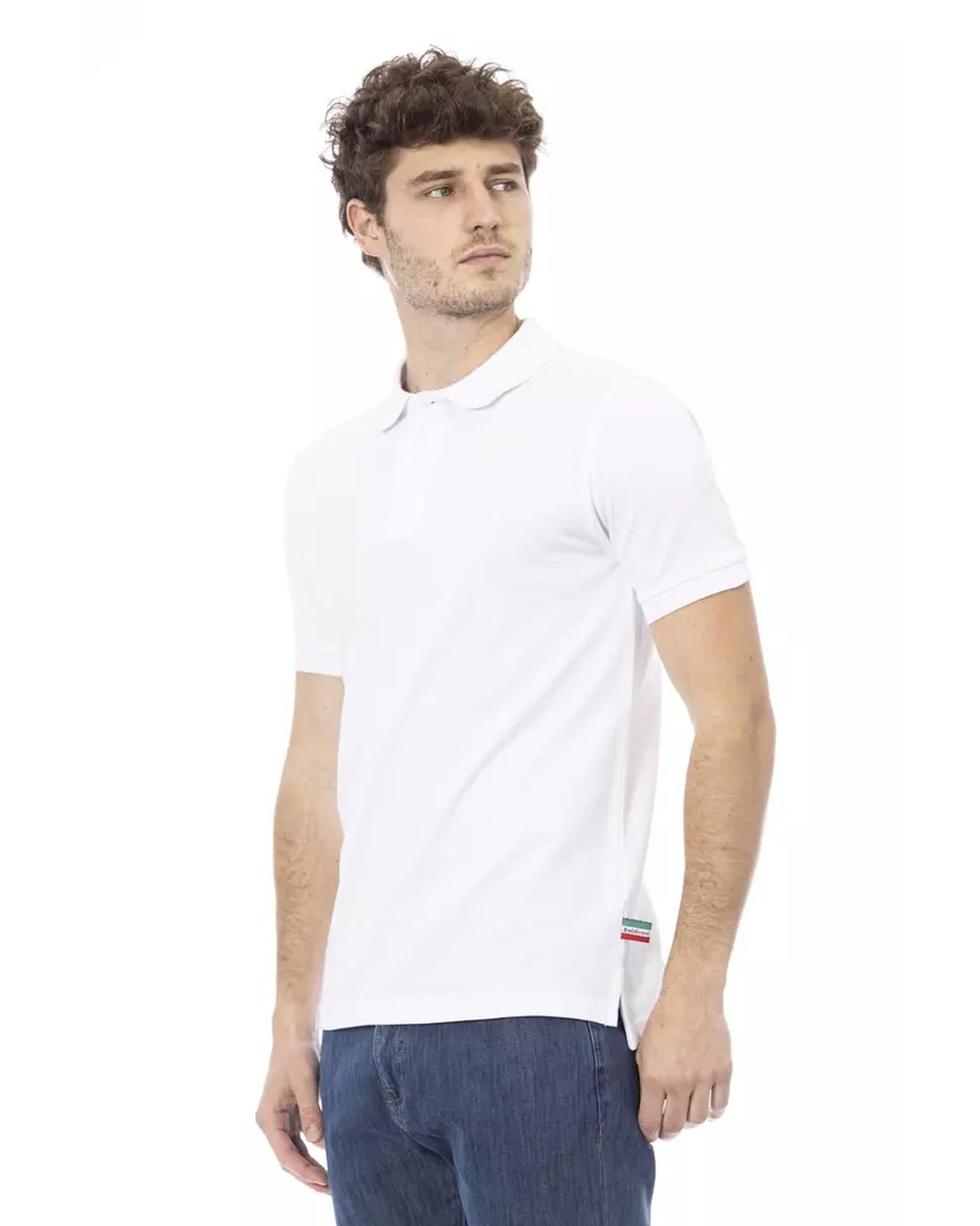 Embroidered Short Sleeve Polo Shirt Men