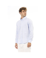 Baldinini Trend Men's Light Blue Cotton Shirt