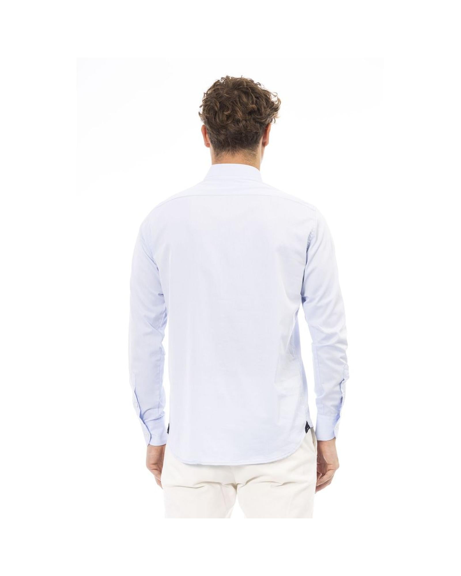 Baldinini Trend Men's Light Blue Cotton Shirt