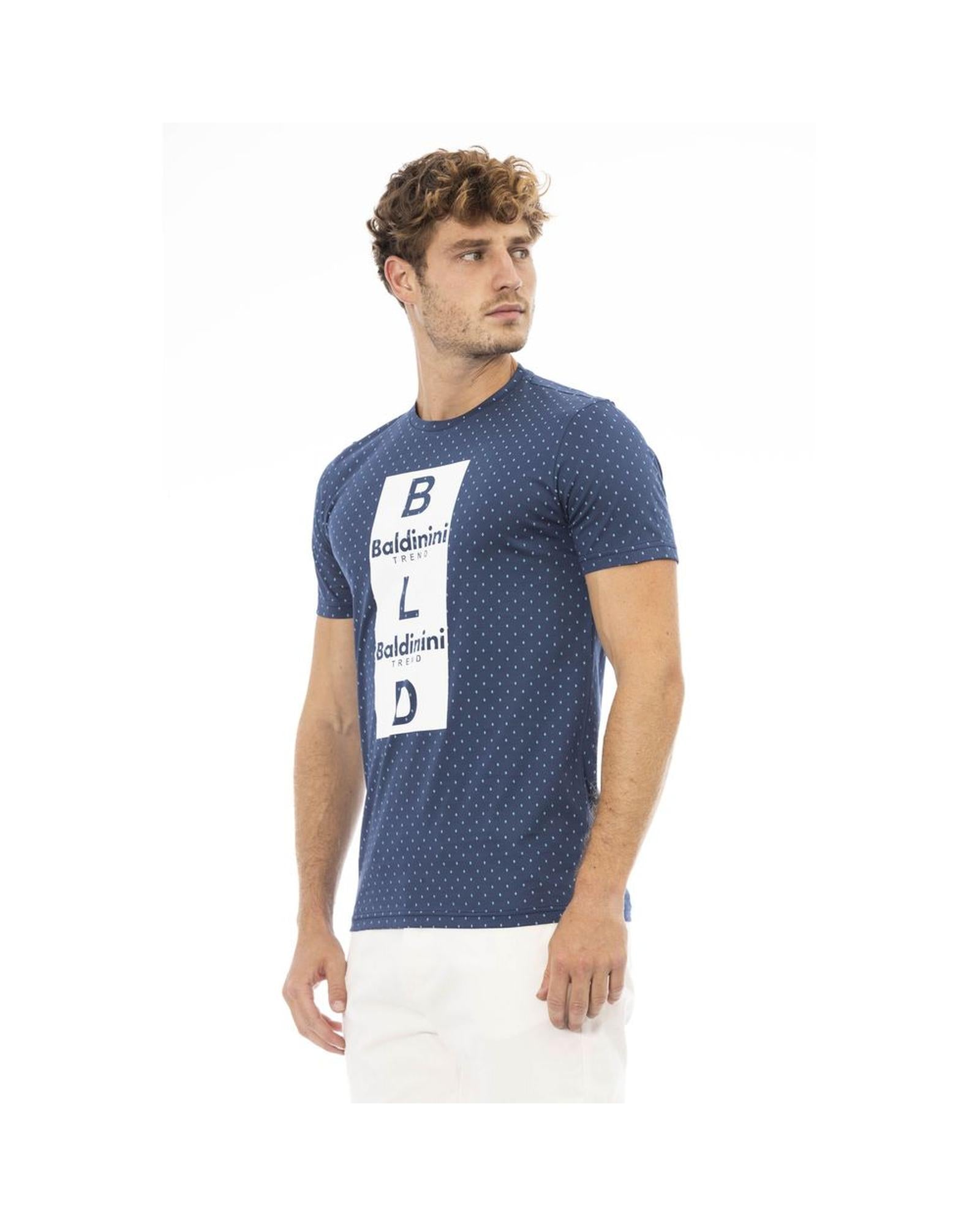 Baldinini Trend Men's Blue Cotton T-Shirt