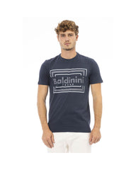 Baldinini Trend Men's Blue Cotton T-Shirt