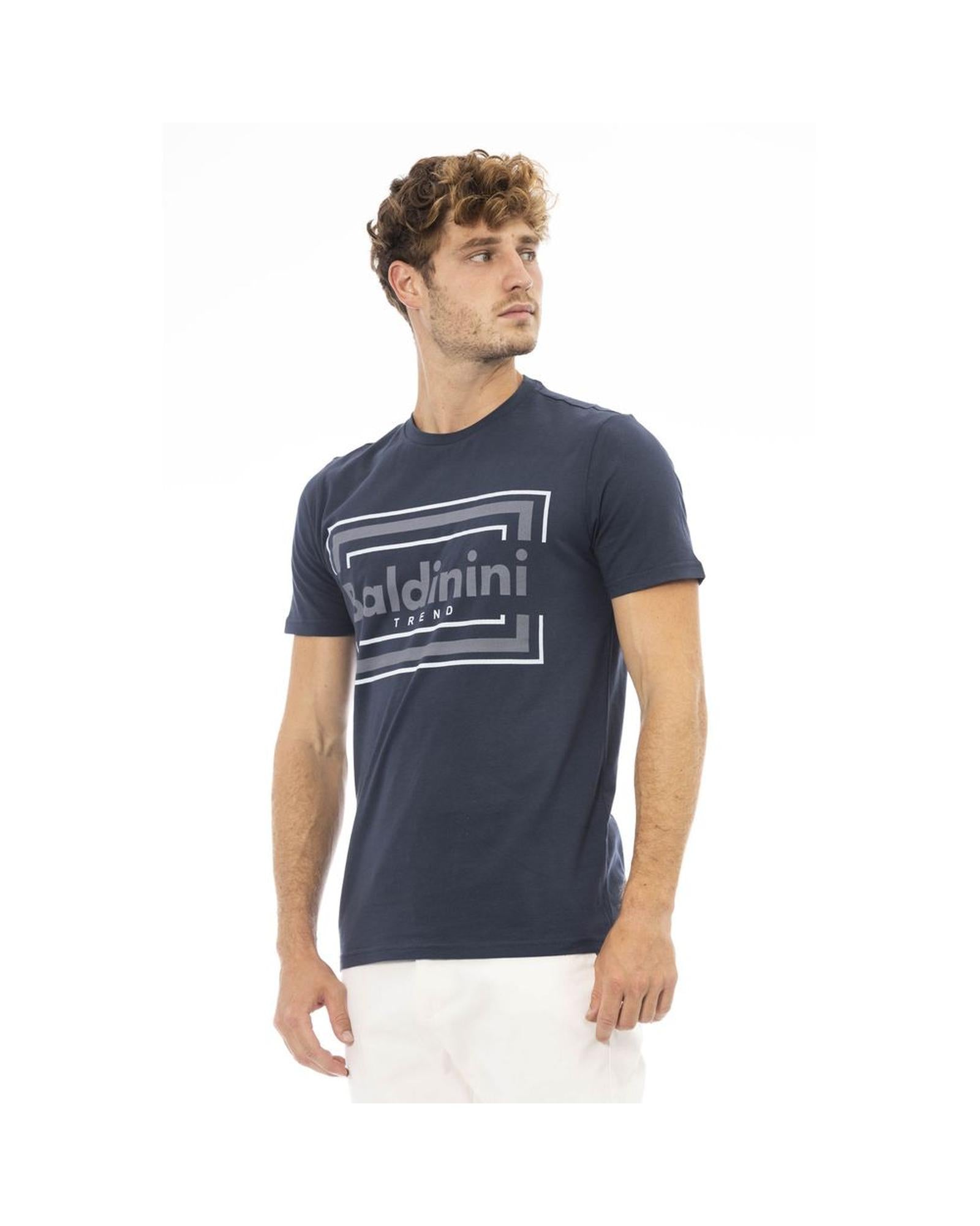 Baldinini Trend Men's Blue Cotton T-Shirt