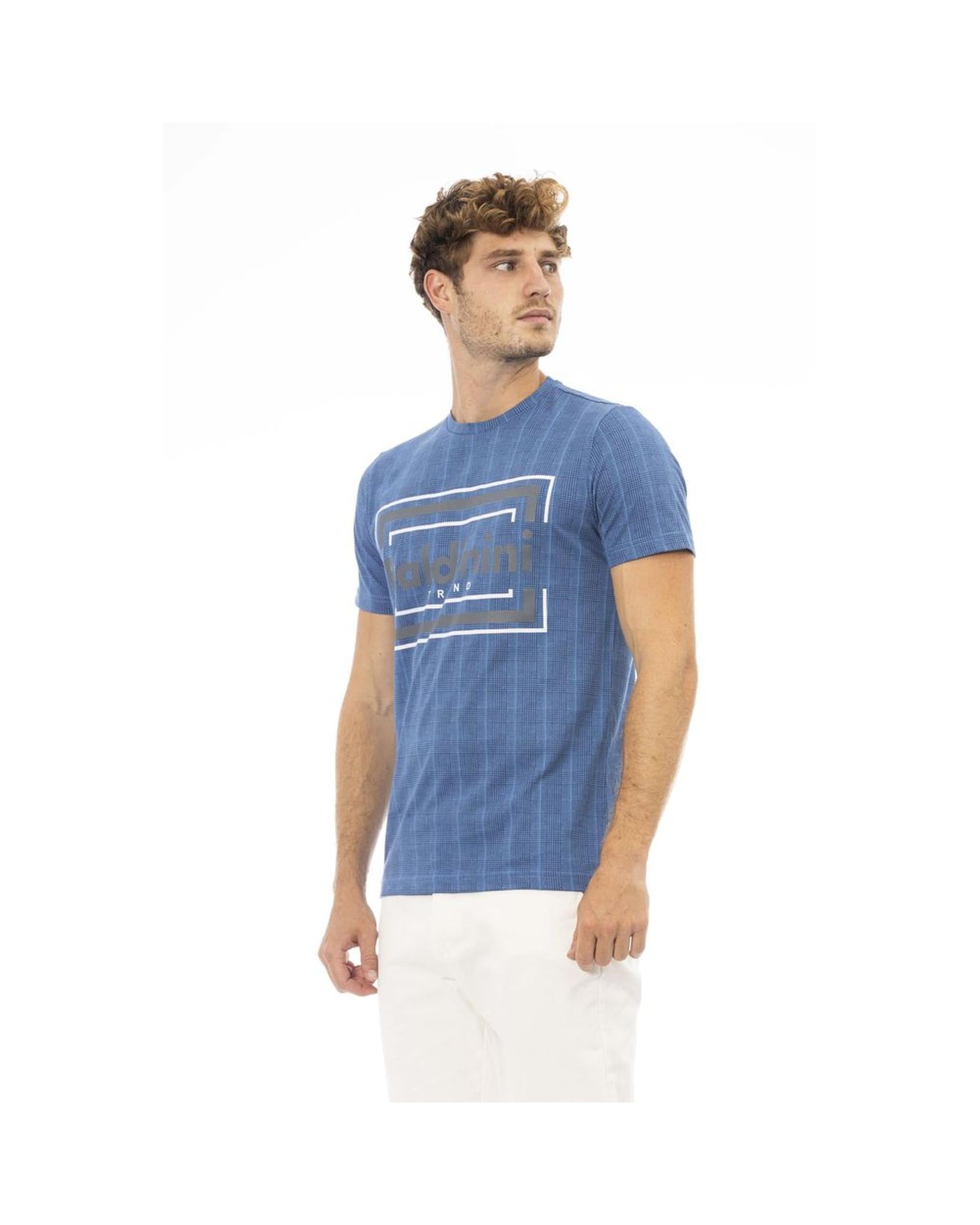 Baldinini Trend Men's Blue Cotton T-Shirt