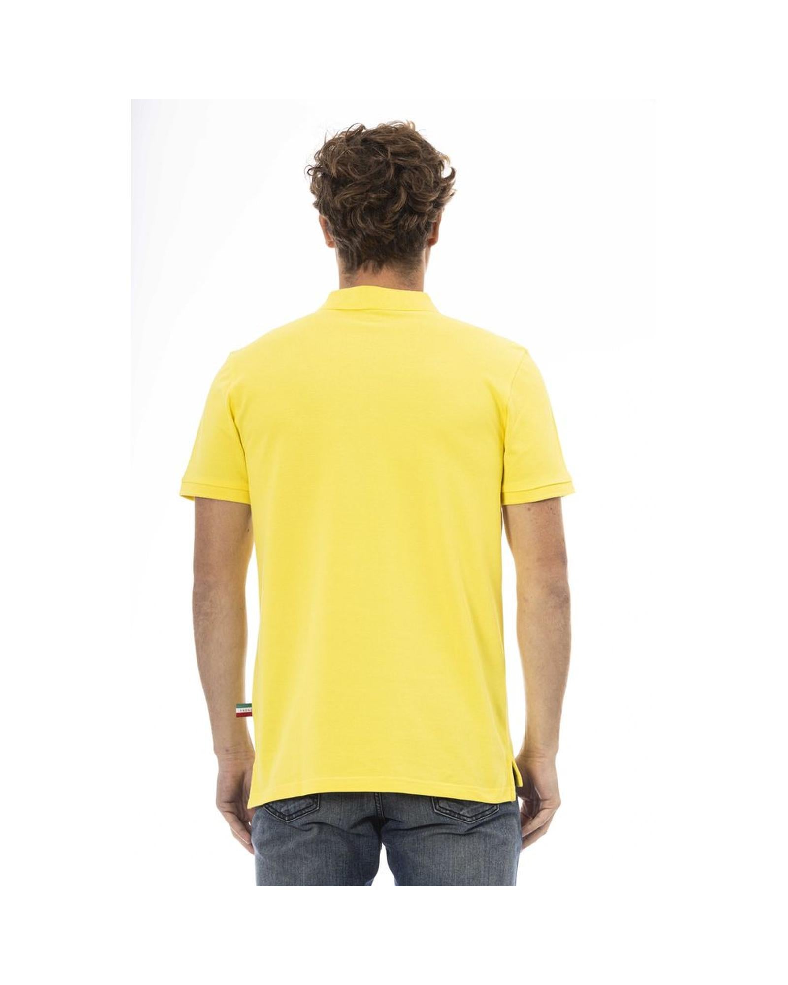 Baldinini Trend Men's Yellow Cotton Polo Shirt