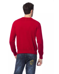 Embroidered Merino Wool Sweater XL Men