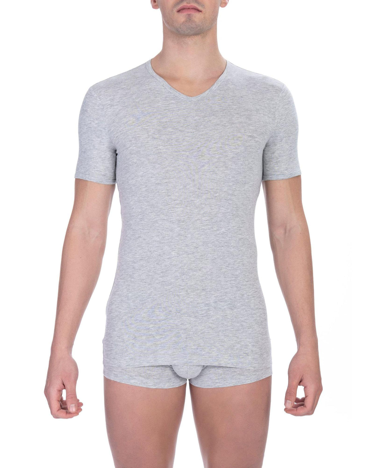 Bikkembergs Men's Gray Cotton T-Shirt