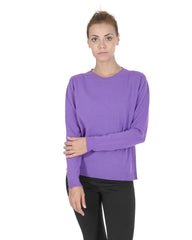 Crown of Edinburgh Cashmere Women's Premium Italian Cashmere Womens Sweater in Lavanda