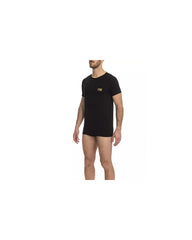 Cavalli Class Men's Black Cotton T-Shirt