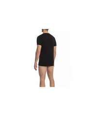 Cavalli Class Men's Black Cotton T-Shirt