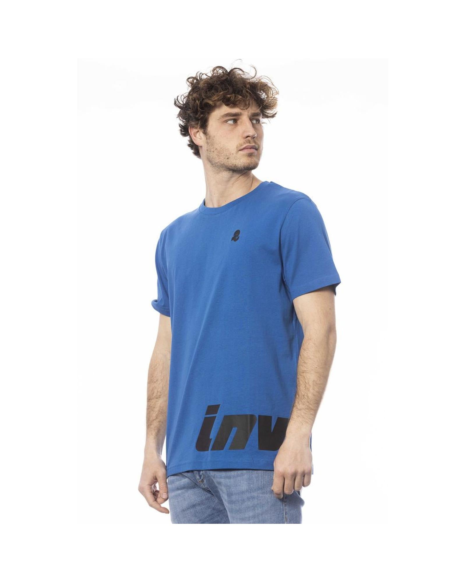 Invicta Men's Blue Cotton T-Shirt