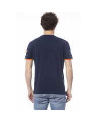 Invicta Men's Blue Cotton T-Shirt