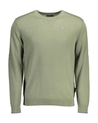 Napapijri Men's Green Wool Shirt